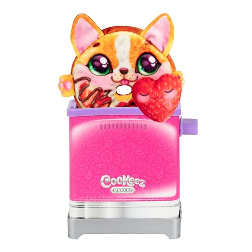 Cookeez Makery Toasty Treatz Toaster Twin Pack | With Scented Plush | Make 2 Soft and Squishy Surprise Plush Friends | Pop-in-Bread And See Surprise Plush Pop Up | Includes Exclusive Bagel Pet