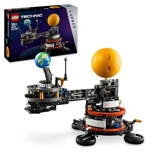 LEGO Technic Planet Earth and Moon in Orbit Model Building Set, Outer Space Toys for 10 Plus Year Old Kids, Boys & Girls, Solar System Toy, Imaginative, Independent Play, Birthday Gift Idea 42179