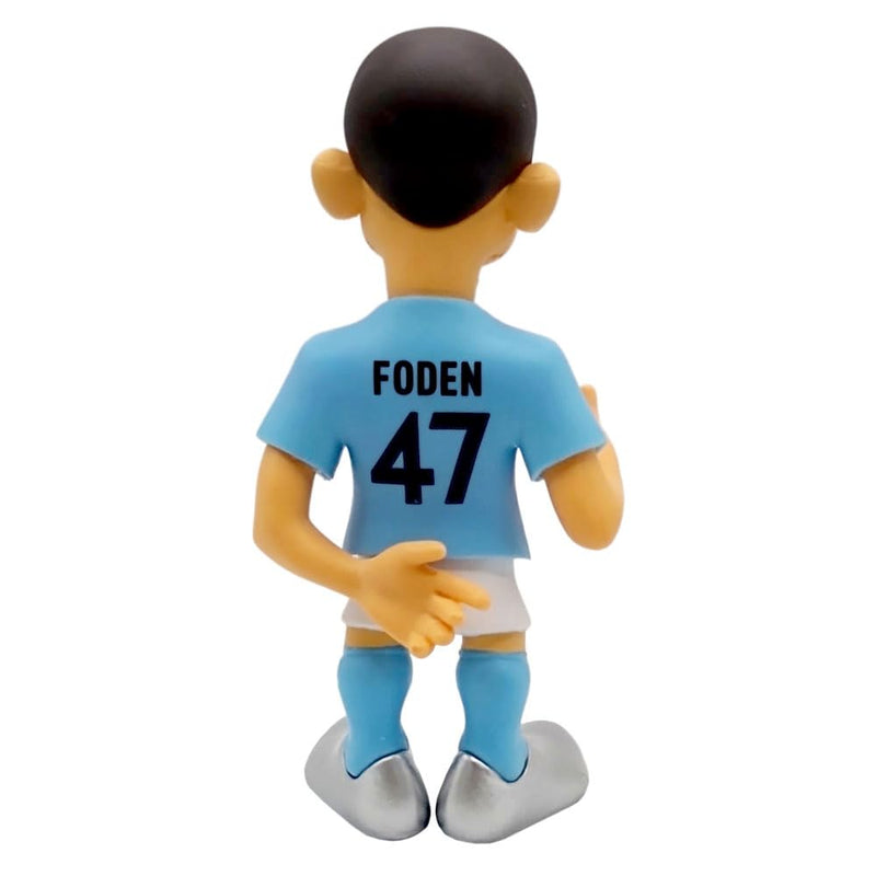 MINIX Bandai Manchester City Phil Foden Model | Collectable Phil Foden Figure | Bandai Football Toys Range | Collect Your Favourite Football Figures And Teams