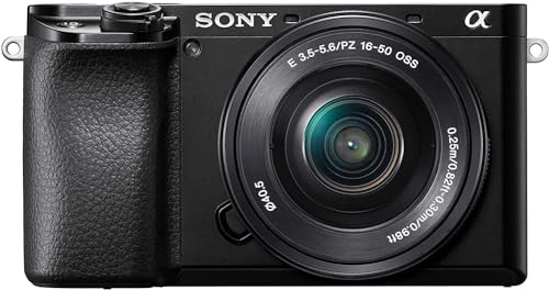 Sony Alpha 6100 | APS-C Mirrorless Camera with Sony 16-50 mm f/3.5-5.6 Power Zoom Lens ( Fast 0.02s Autofocus, Eye Tracking Autofocus for Human and Animal, 4K Movie Recording and Flip Screen )