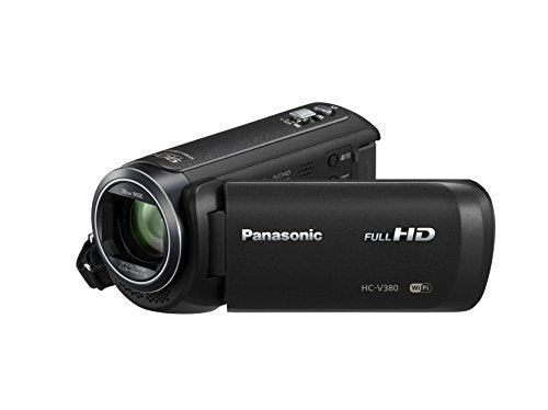 Panasonic HC-V380EB-K Full-HD Handheld Video Camera with 50x Optical Zoom - Black