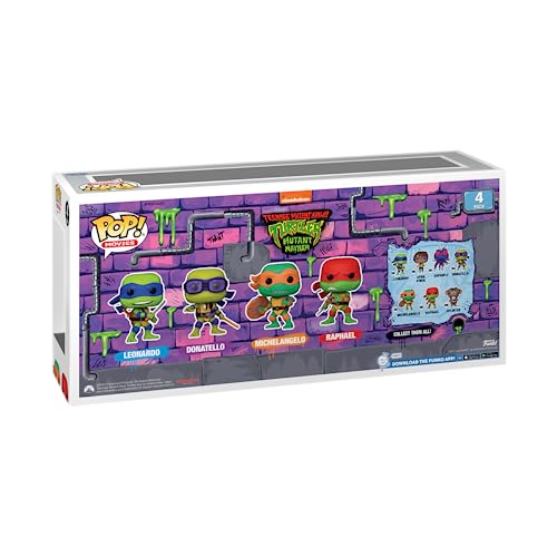 Funko Pop! Movies: Teenage Mutant Ninja Turtles - (Teenage Mutant Ninja Turtles (TMNT) ) Pop! - Amazon Exclusive - Collectable Vinyl Figure - Gift Idea - Official Merchandise - Toys for Kids & Adults