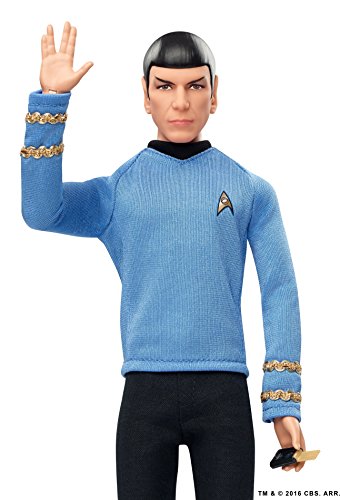 BARBIE MATTEL COLLECTOR DOLL - STAR TREK 50TH ANNIVERSARY THE ORIGINAL SERIES - BLACK LABEL SPOCK (DGW68)