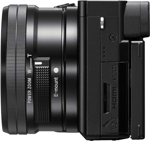 Sony Alpha 6100 | APS-C Mirrorless Camera with Sony 16-50 mm f/3.5-5.6 Power Zoom Lens ( Fast 0.02s Autofocus, Eye Tracking Autofocus for Human and Animal, 4K Movie Recording and Flip Screen )