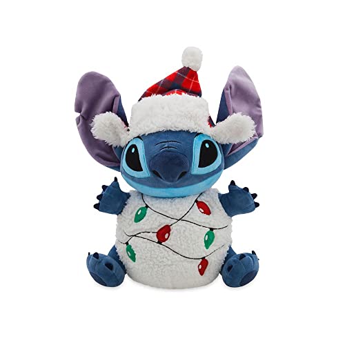 Disney Stitch Light-Up Holiday Plush – 12 Inches