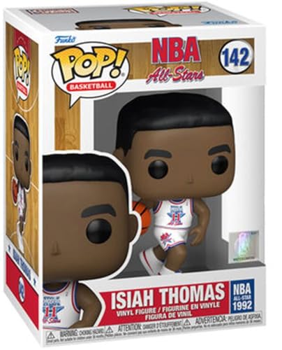 Funko POP! NBA Legends-Isiah Thomas - (White All Star Uni 1992) - Collectable Vinyl Figure - Gift Idea - Official Merchandise - Toys for Kids & Adults - Sports Fans - Model Figure for Collectors