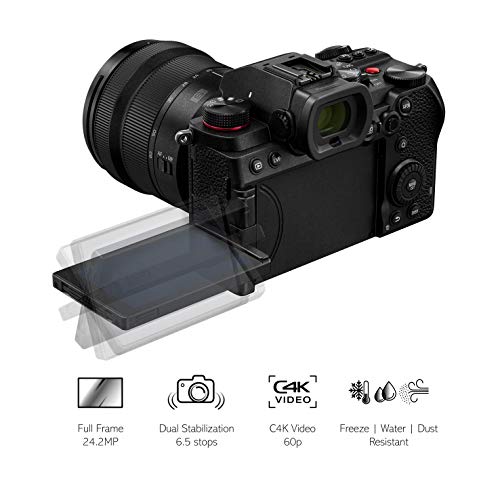 Panasonic LUMIX DC-S5E-K S5 Full Frame Compact 4K Mirrorless Camera with OLED Live Tiltable Viewfinder (Body only)