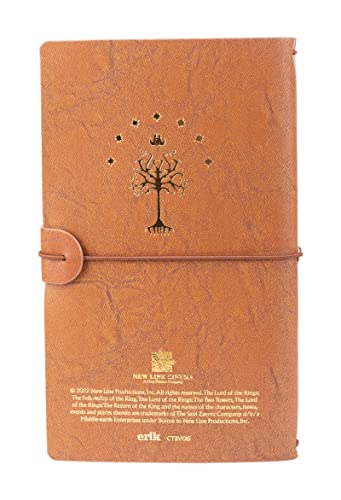 Grupo Erik The Lord Of The Rings One Ring Travel Journal | PU Leather Journal Notebook | Diary Journal | LOTR Notebook | Lord Of The Rings Gifts | Lord Of The Rings Merchandise