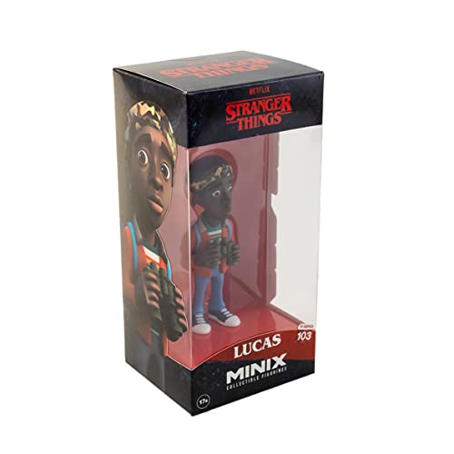 MINIX Bandai Stranger Things Lucas Model | Collectable Lucas Stranger Things Figure | Bandai Stranger Things Merchandise Range | Stranger Things Figures Make Great Stranger Things Gifts