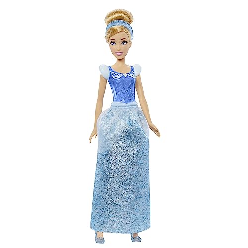 Mattel Disney Princess Toys, 13 Princess Fashion Dolls with Sparkling Clothing and Accessories, Inspired by Disney Movies, Gifts for Kids, HLW43