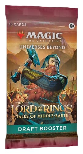 Magic The Gathering: Lord of The Rings: Tales of Middle-Earth Draft Booster Pack (D15190001)