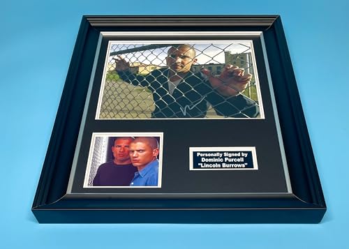 Dominic Purcell Signed Photo In Luxury Handmade Wooden Frame & AFTAL Member Certificate Of Authenticity Autograph Movie Film TV Memorabilia Prison Break Poster Lincoln Burrows