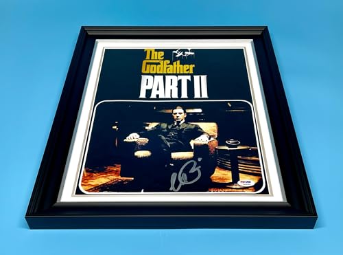 Al Pacino Signed Photo In Luxury Handmade Wooden Frame With PSA/DNA Certification & AFTAL Member Certificate Of Authenticity Autograph Movie Film TV Memorabilia Poster The Godfather Michael Corleone