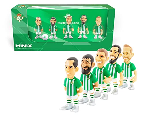 MINIX Collectible Figurines 7 Cms Pack Of 9 (Joaquin, Canales, Juanmi, Fekir, Churches) By Real Betis, 10899