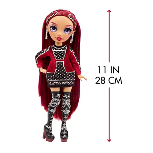 Rainbow High 578291EUC Mila Berrymore-Burgundy Red Fashion Doll Includes 2 Mix and Match Designer Outfits with Accessories-for Kids 6-12 Years Old and Collectors, 3 x 12 x 12 inches