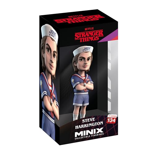 MINIX Bandai Stranger Things Ice Cream Steve Model, Collectable Steve Stranger Things Figure, Bandai Stranger Things Merchandise, Stranger Things Figures Make Great Stranger Things Gifts