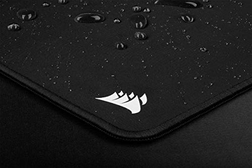 Corsair MM350 PRO Premium Spill-Proof, Stain-Resistant Cloth Gaming Mouse Pad (93 x 40 cm Surface, Micro-Weave Fabric, 4 mm Thick Plush Rubber, Durable Anti-Fray Edges) Extended XL, Black