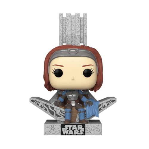 Funko POP! Deluxe: Star Wars: the Mandalorian S9 - Bo-Katan - Bo Katan With Throne, 10-inch - Collectable Vinyl Figure - Gift Idea - Official Merchandise - Toys for Kids & Adults - TV Fans