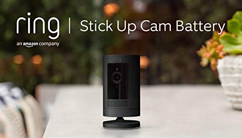 Ring Outdoor Camera Solar (Stick Up Cam) | Outdoor Security Camera with solar panel, 1080p video, Two-Way Talk, Wifi, Works with Alexa | alternative to CCTV system | 30-day free trial of Ring Protect