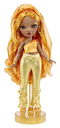 Rainbow High - MEENA FLEUR - Saffron Gold Fashion Doll Includes 2 Mix & Match Designer Outfits with Accessories - For Kids 6-12 Years Old and Collectors