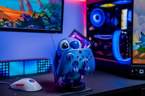 Cable Guys - Disney Stitch Gaming Accessories Holder & Phone Holder for Most Controller (Xbox, Play Station, Nintendo Switch) & Phone