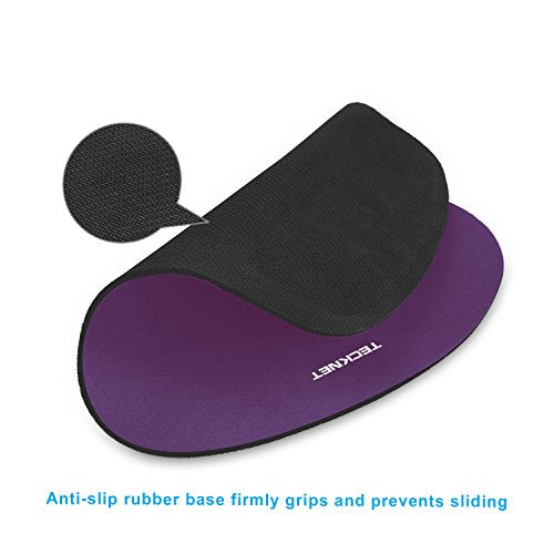 TECKNET Office Mouse Pad, Mouse Pad Gel With Wrist Support, Anti-Slip Mice Mat Comfort Rubber Base For Laptop PC