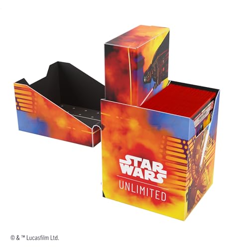 Gamegenic | Star Wars Unlimited Soft Crate - Luke/Vader | Trading Card Accessory