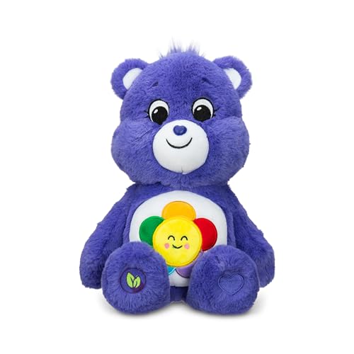 Care Bears | Harmony Bear 35cm Medium Plush | Collectable Cute Plush Toy, Cuddly Toys for Children, Soft Toys for Girls Boys, Cute Teddies Suitable for Girls and Boys Ages 4+ | Basic Fun 22082