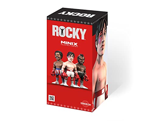 MINIX Bandai Rocky Balboa Model | Collectable Rocky Figure From The Rocky Films | Bandai Rocky Toys Range | Collect Your Favourite Rocky Figures From The Movies | Rocky Movie Merchandise