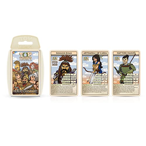 Top Trumps Heroes of History Card Game - Leaders of the Ancient World