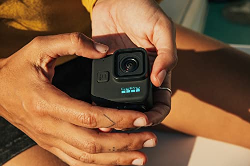 GoPro HERO11 Black Mini - Compact Waterproof Action Camera With 5.3K60 Ultra HD Video, 24.7MP Frame Grabs, 1/1.9" Image Sensor, Live Streaming, Stabilization