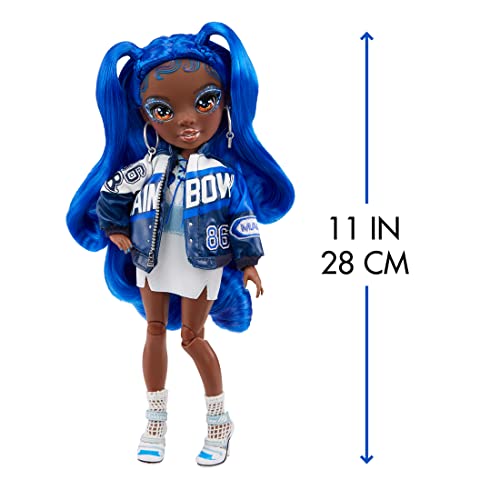 Rainbow High 578321 Coco Vanderbalt, Fashion Doll Includes 2 Mix and Match Designer Outfits with Accessories, Cobalt Blue, For Kids 6-12 Years Old and Collectors