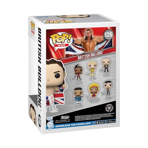 Funko POP! WWE: British Bulldog - Davey Boy Smith - Collectable Vinyl Figure - Gift Idea - Official Merchandise - Toys for Kids & Adults - Sports Fans - Model Figure for Collectors and Display