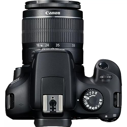 Canon EOS 4000D DSLR Camera and EF-S 18-55 mm f/3.5-5.6 III Lens - Black