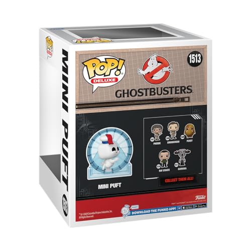 Funko POP! Deluxe : Ghostbusters: Frozen Empire - Mini Puft In Wheel - Collectable Vinyl Figure - Official Merchandise - Toys for Kids & Adults - Movies Fans - Model Figure for Collectors