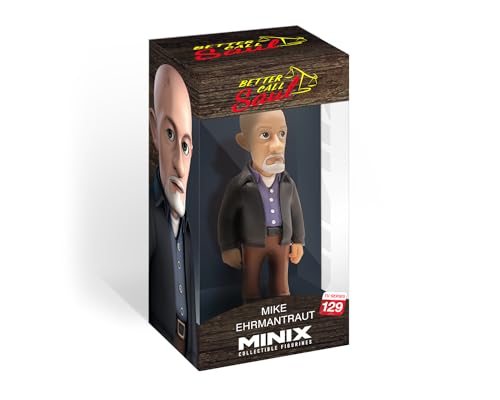 MINIX Bandai Mike Ehrmantraut Model | Collectable Mike Figure From The Better Call Saul TV Series | Bandai Better Call Saul Toys Range | Collect Your Favourite Better Call Saul Figures