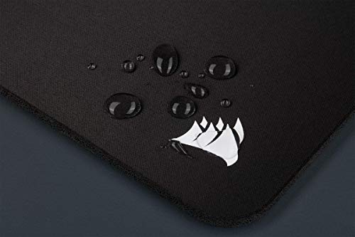 Corsair MM200 PRO Premium Spill-Proof, Stain-Resistant Cloth Gaming Mouse Pad (45 x 40 cm Surface, Micro-Weave Fabric, Extra-Thick 6 mm Plush Rubber, Anti-Skid Textured Rubber Base) Heavy XL, Black