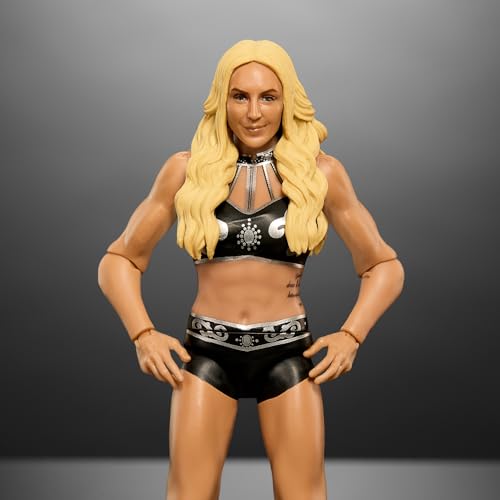 Mattel WWE Action Figures, 6-inch Collectible Charlotte Flair with 10 Articulation Points & Life-Like Look, HTW21