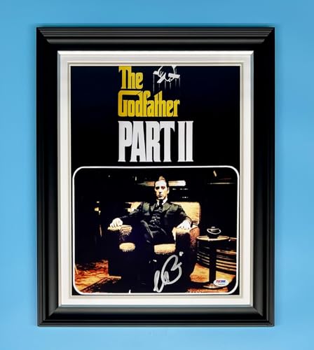 Al Pacino Signed Photo In Luxury Handmade Wooden Frame With PSA/DNA Certification & AFTAL Member Certificate Of Authenticity Autograph Movie Film TV Memorabilia Poster The Godfather Michael Corleone