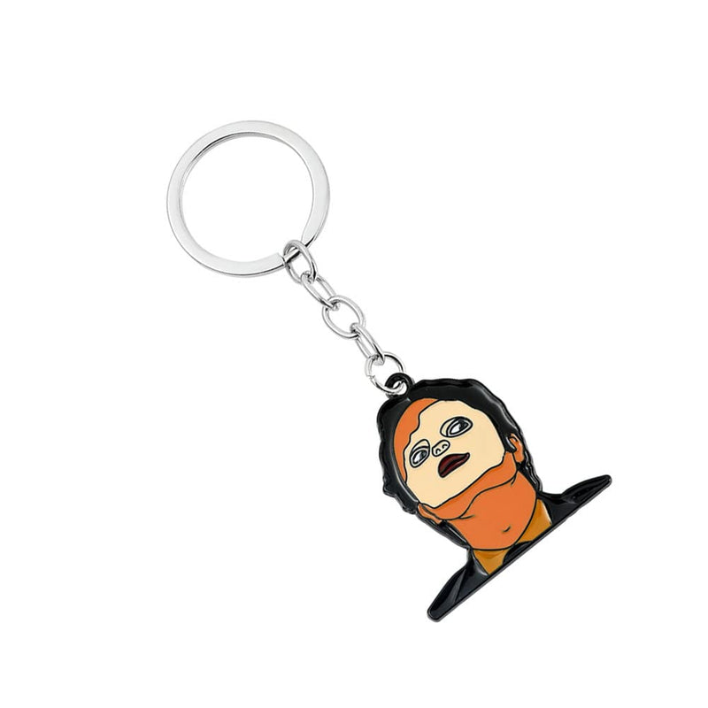 VNEWSCHI Dwight Keychain The Office Show Keyring Mask Keychain Holder Wallet Backpack Pendant DIY Accessories Funny Character Key Chains Men Women Jewelry Gift