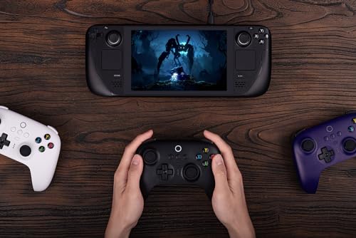 8Bitdo Ultimate 2.4G Wireless Controller, Hall Effect Joystick Update, Gaming Controller with Charging Dock for PC, Android, Steam Deck & Apple (Black)