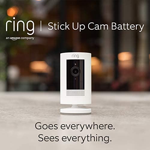 Ring Outdoor Camera Battery (Stick Up Cam) | HD wireless outdoor Security Camera with Two-Way Talk, Wifi, Works with Alexa, alternative to CCTV | 30-day free trial of Ring Protect | 2 Cameras