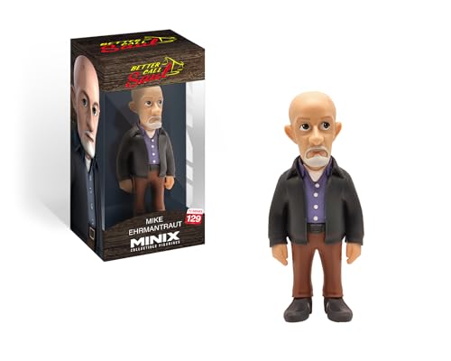 MINIX Bandai Mike Ehrmantraut Model | Collectable Mike Figure From The Better Call Saul TV Series | Bandai Better Call Saul Toys Range | Collect Your Favourite Better Call Saul Figures