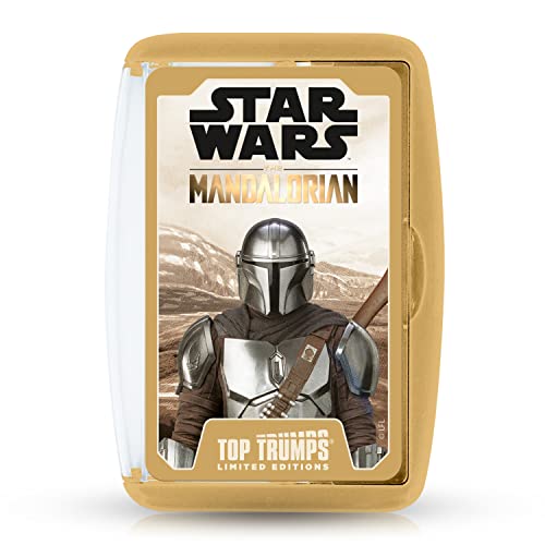 Top Trumps Star Wars The Mandalorian Limited Editions Card Game, play with Greef Karga, Moff Gideon, Boba Fett, Koska Reeves, and Grogu himself, gift and toy for boys and girls aged 6 plus