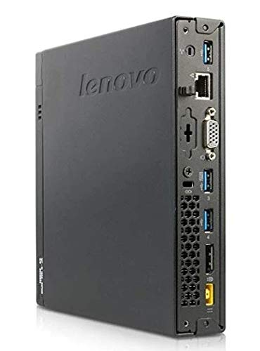 Lenovo ThinkCentre M93p Tiny USFF Desktop PC - Quad Core i5-4590T 8GB 256GB SSD WiFi Windows 10 Pro Desktop PC Computer (Renewed)