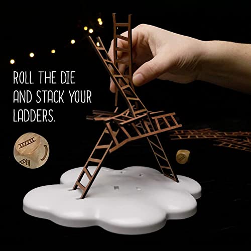 Thames & Kosmos Catch the Moon, Whimsical Ladder-Stacking Game, Family Games for Game Night, Games for Adults and Kids, For 1 to 6 Players, Age 8+