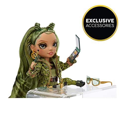 Rainbow High Fashion Doll – OLIVIA WOODS - Camo Green Doll – Fashionable Outfit & 10+ Colourful Play Accessories - For Collectors and Kids Ages 4-12 Years