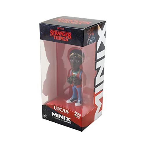 MINIX Bandai Stranger Things Lucas Model | Collectable Lucas Stranger Things Figure | Bandai Stranger Things Merchandise Range | Stranger Things Figures Make Great Stranger Things Gifts