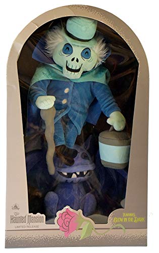 Disney Parks Haunted Mansion HatBox Ghost Glow Limited Plush New with Box