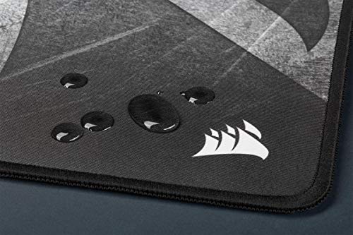 Corsair MM350 PRO Premium Spill-Proof, Stain-Resistant Cloth Gaming Mouse Pad (93 x 40 cm Surface, Micro-Weave Fabric, 4 mm Thick Plush Rubber, Durable Anti-Fray Edges) Extended XL, Black/Grey